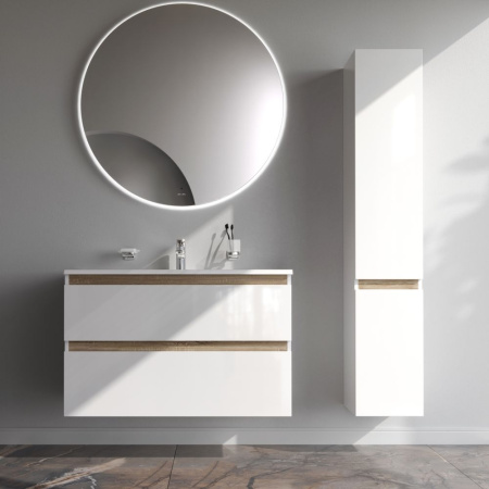 M85AFHX1002WG X-Joy База под раковину AM.PM, подвесная, 100 см, 2 ящика, белый глянец