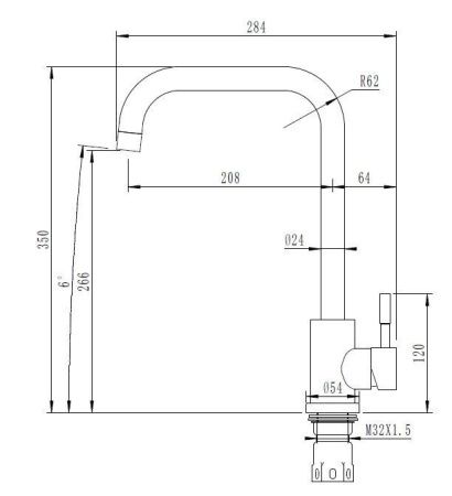 Смеситель для кухни ARFEKA AF SD-01SS304 BLACK GRAFIT