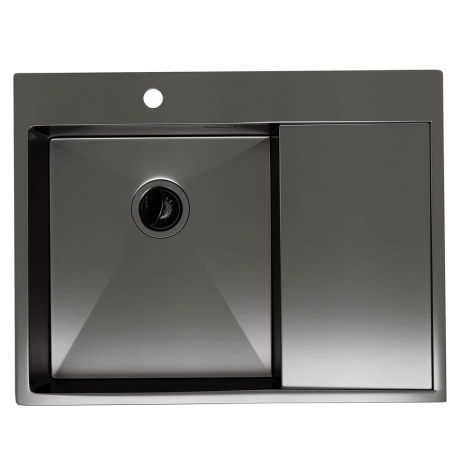 Кухонная мойка Reflexion Maggiore RX2365BL оружейная сталь