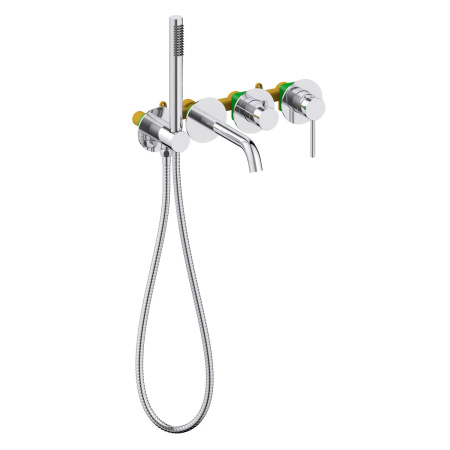 Встраиваемый смеситель для ванны TIMO Saona 2314/00YSM, хром