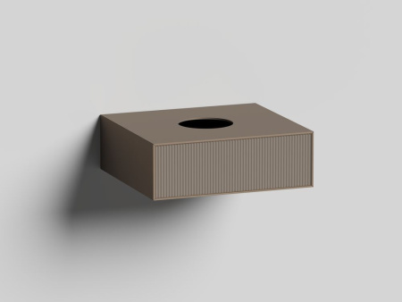 Подвесной модуль Salini Armonia 600x200 с вырезом под сифон, бронза, 27A.1.600.200.14.1