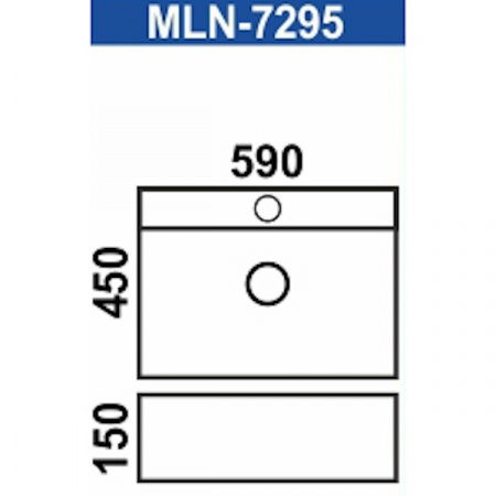Раковина MELANA MLN-7295