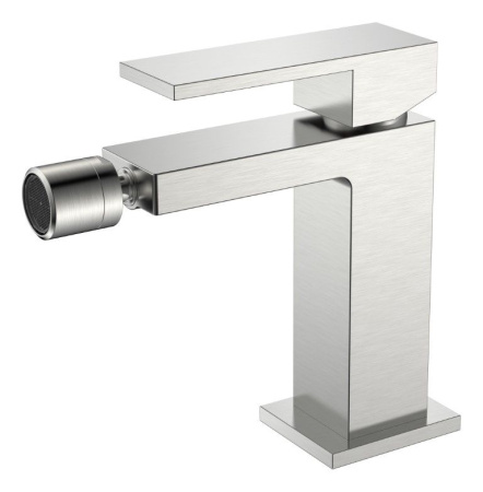 Смеситель для биде Boheme Qubic 476-NB brushed nickel
