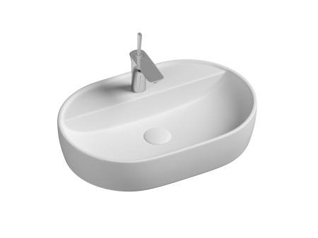 Умывальник накладной Ceramicanova Element 600*400*125мм, Белый, CN6035