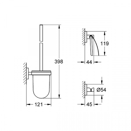 Набор аксессуаров Grohe Essentials 40407001