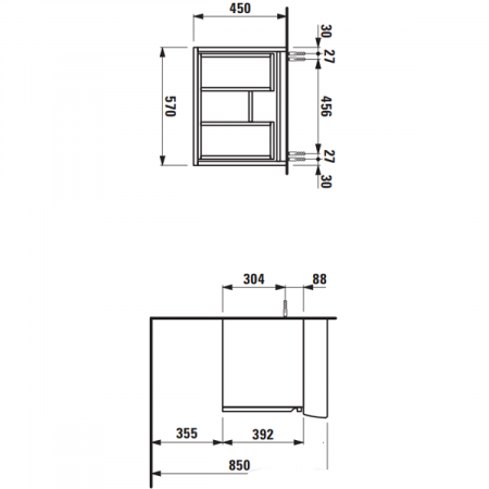 Laufen Тумба под умывальник Pro 4830240954631 (белый)