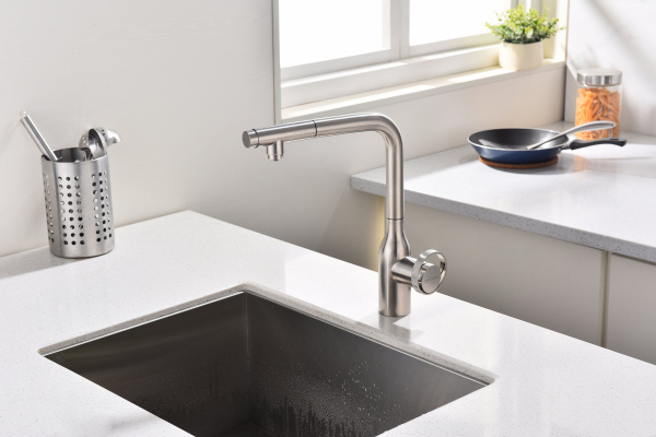 Смеситель для кухни Paulmark URBAN Ur213104-NI, никель