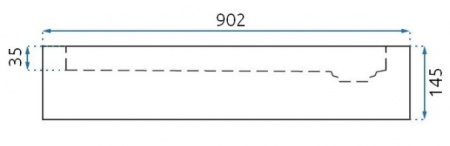 Душевой поддон Rea CALISTO 90x90x15 REA-K0702