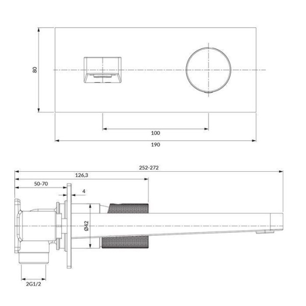 Смеситель для раковины OMNIRES Contour CT8015CR