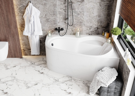 Акриловая ванна VAGNERPLAST SELENA 147x100 Right