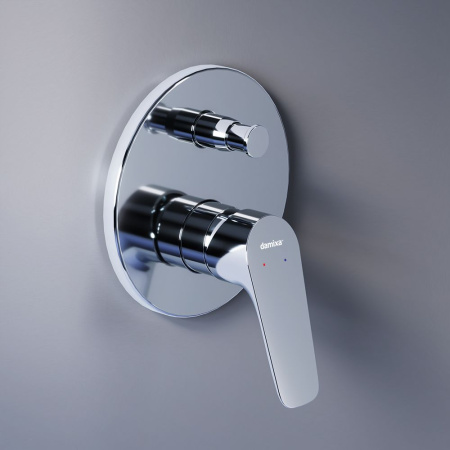 777100000 Jupiter Смеситель для душа Damixa монтируемый в стену, хром