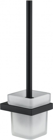 Настенный ёршик для унитаза Grocenberg AC0026 (Черный матовый)