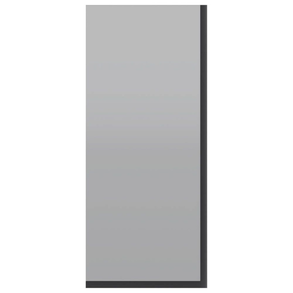 Стеклянная перегородка, шторка на борт ванны Reflexion RX14060TBL-05 140х60см фиксированная, тонированное закаленное стекло 8мм, черный профиль