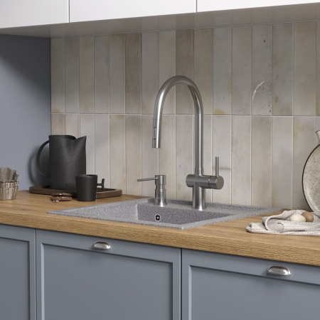 Кухонная мойка Reflexion Zia RX1251GR, гравий