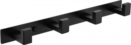 Полотенцедержатель на планке 4-й Grocenberg AC0014 (Черный матовый)