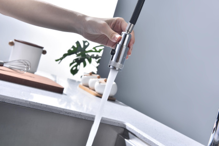 Смеситель для кухни Paulmark GALANT Ga213077-CR, хром