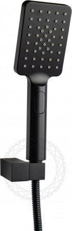 Душевая система скрытого монтажа FILARETE Waterfall FL1010 (Черный матовый)