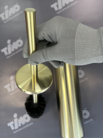 Ершик для унитаза Timo Saona 13161/17, матовое золото
