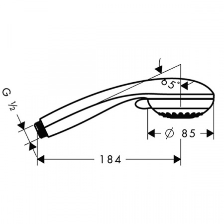 Ручной душ Hansgrohe Crometta 85 Vario 28562000