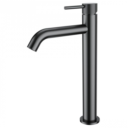 Смеситель для раковины высокий WONZON & WOGHAND, Темный графит (WW-H1062-BGG)