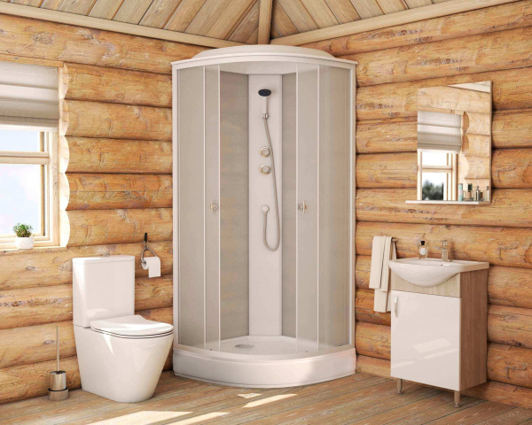 Душевая кабина Niagara Promo P90/13/MT (90х90х215) 3 места