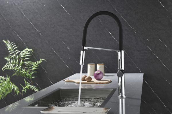 Смеситель для кухни Paulmark Barrel Ba214029-CR, хром