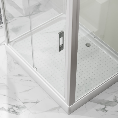 Душевая кабина Niagara Standart ST120/90/15Q (120х90х215) прямоугольник,поддон 15см,распашная,проф.белый