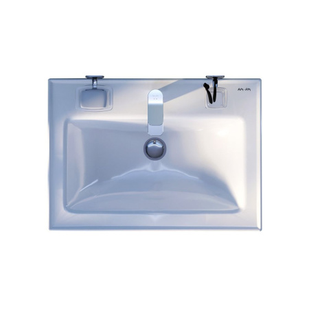 M85AWCC0652WG64 X-Joy, Раковина мебельная AM.PM, керамическая, 65 см, встроенная, цвет: белый, глянец