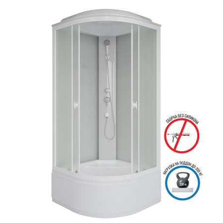 Душевая кабина Niagara Promo P90/40/MT (90х90х215) 4 места