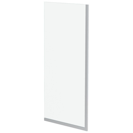 Стеклянная перегородка, шторка на борт ванны Reflexion RX14070CСR-09 140х70см фиксированная, прозрачное закаленное стекло 8мм, хромированный профиль