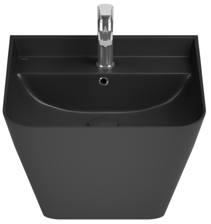 Раковина ISVEA Sott'Aqua подвесная 500*420*515 1 цвет черный матовый 10SQ37002SV-2N