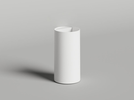 Раковина напольная Salini ARMONIA ROUND TOP 01 без отверстия под смеситель в цвете по RAL, 130421TMF