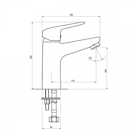 Смеситель для раковины Neo Boro BMO_020M хром