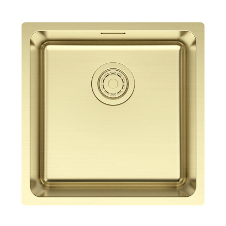Мойка Paulmark YUNI 44 UNI YU44-LG 440х440х200 мм, нержавеющая сталь, светлое золото