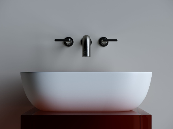 Умывальник чаша накладная прямоугольная Ceramicanova Element 455*325*135мм, Белый матовый, CN6009MW