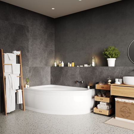 Акриловая ванна VAGNERPLAST HAPI 170x110 Left