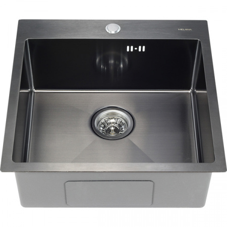 Мойка Melana 5050 ProfLine 3,0/200 САТИН ГРАФИТ врезная квадратная D5050HB