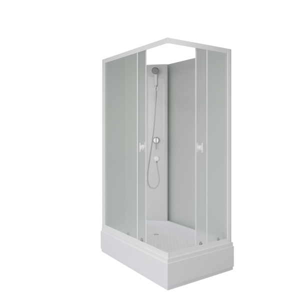 Душевая кабина Niagara Promo P110/80/26Q/MT/BK (110х80х200) 4 места