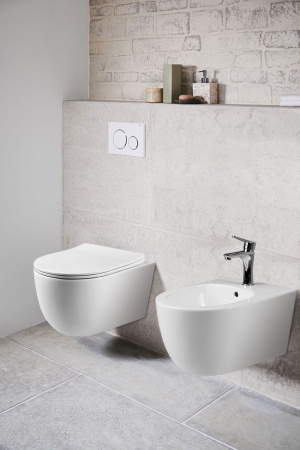 Биде подвесное Vincea Evo VB1-34S, цвет белый