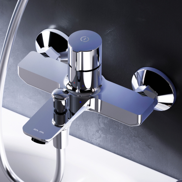 F85A10500_xxx X-Joy, TouchReel Смеситель для ванны и душа AM.PM, хром