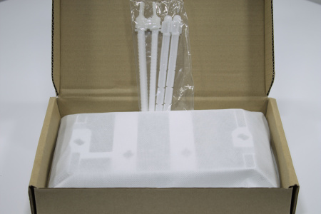 Кнопка CR01WH смыва для инсталляций Ceruttispa (белая, глнцевая)