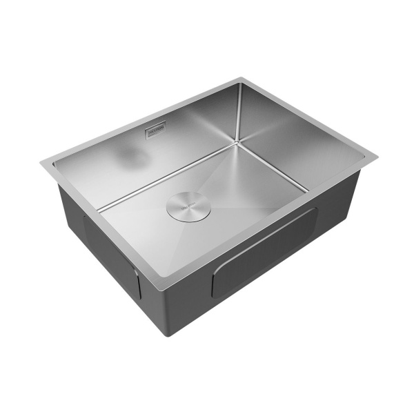 Мойка Paulmark NEXT 58 UNI PM215844-BS 440х580х200 мм, нержавеющая сталь, нержавеющая сталь