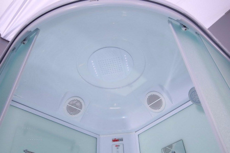 Душевая кабина Timo eco TE-0709  90*90*218, турецкая баня хамам, стульчик прозрачный