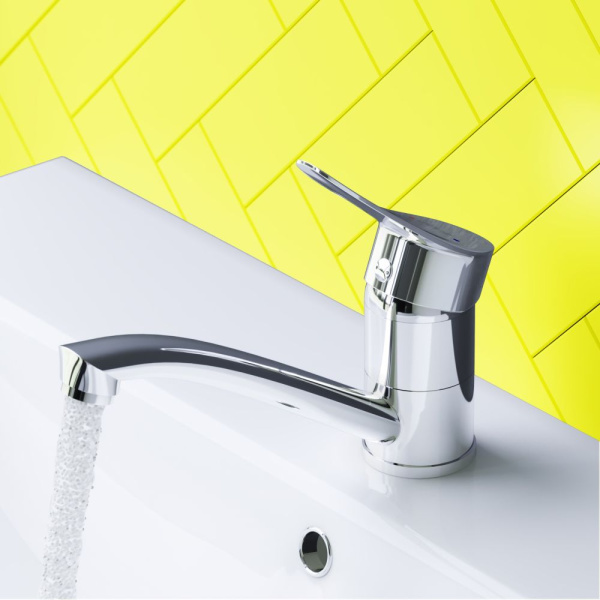 Смеситель для умывальника Dorff D1000000 Norma с поворотным изливом