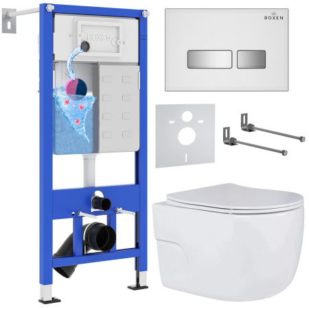 Комплект 6 в 1 Roxen StounFix Dual Fresh 636623 (состоит из: 710200, Glass 430280W, 530155-01)