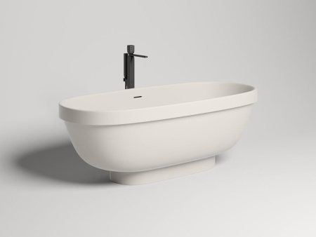 Ванна отдельностоящая Salini GRECA 180x80, S-Stone, матовый белый 103121M