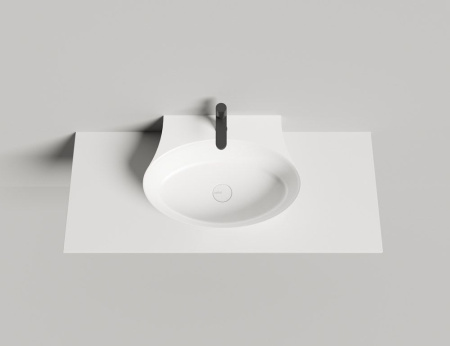 Раковина накладная Salini ALDA WALL 01, белый, 140321M