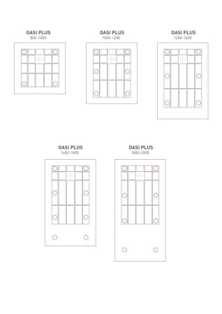 Душевой поддон Salini OASI PLUS 1000-1200x800-1000 Белый 120422MN