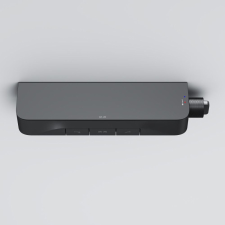 F8F10522 Func Cмеситель для душа AM.PM, кнопочный с полкой, с изливом, черный