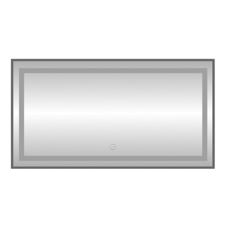 Зеркало с подсветкой LED Fixsen FX-2120F прямоугольное 120х80 см, графит